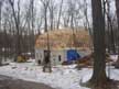 Finally all of the trusses were up! On to the sheathing.