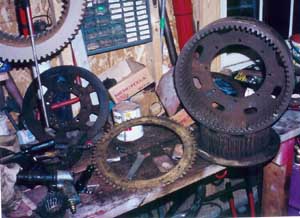 Removing the rust from the clutch